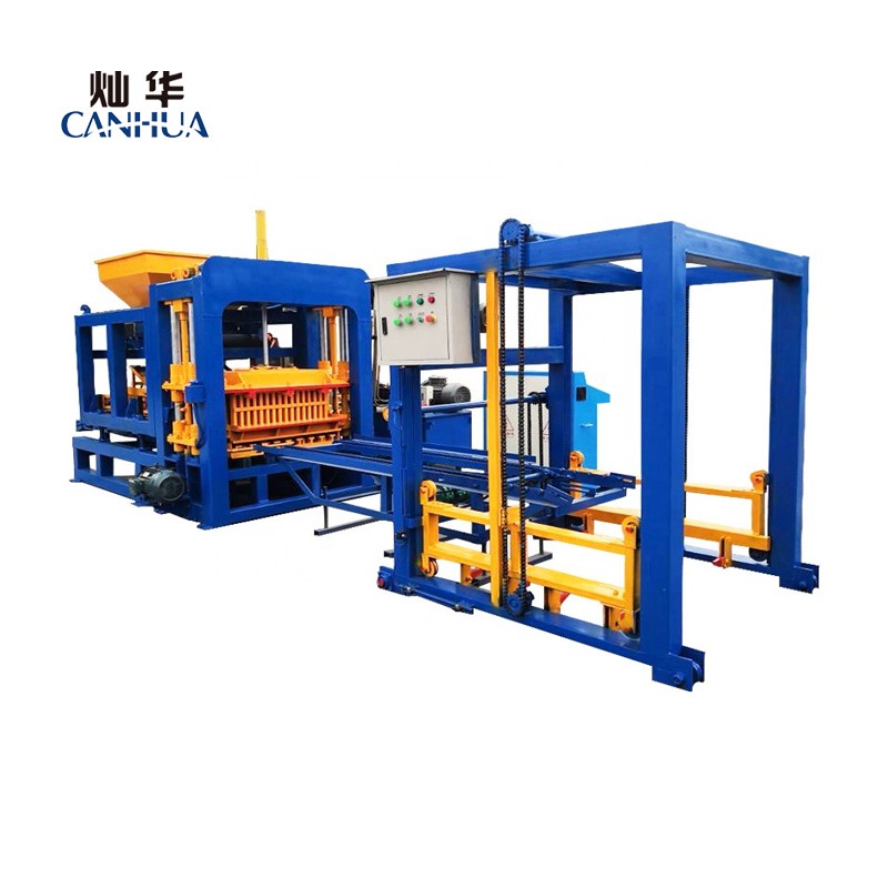 QT4-15 automatic habiterra cement pallet hollow brick block making machines plant dubai price