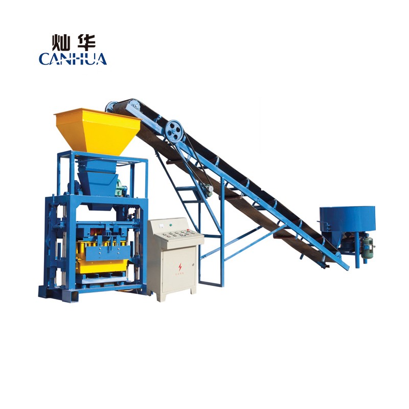 QT40-1 china cheap semi automatic concrete cement brick block making machine price in fiji